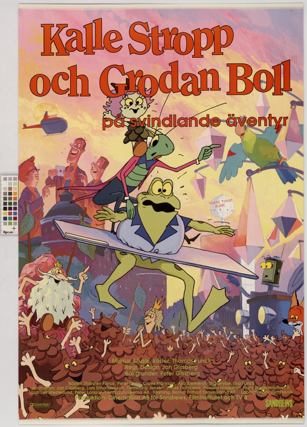 Tecknat Barn Svenska:Kalle Stropp och Grodan Boll på svindlande äventyr (1991) DVDRIPPEN (Svenska) Hela Filmen